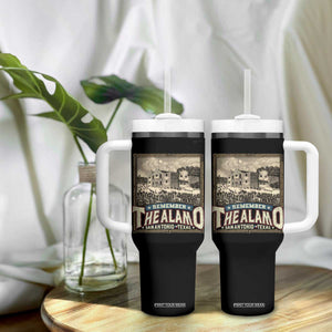 Texas Remember The Alamo Tumbler With Handle San Antonio Alamo War History Lover TS09 Print Your Wear