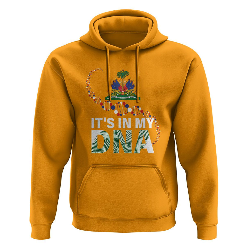 Haitian Hoodie It's In My DNA Haiti Patriotic TS09 Gold Printyourwear
