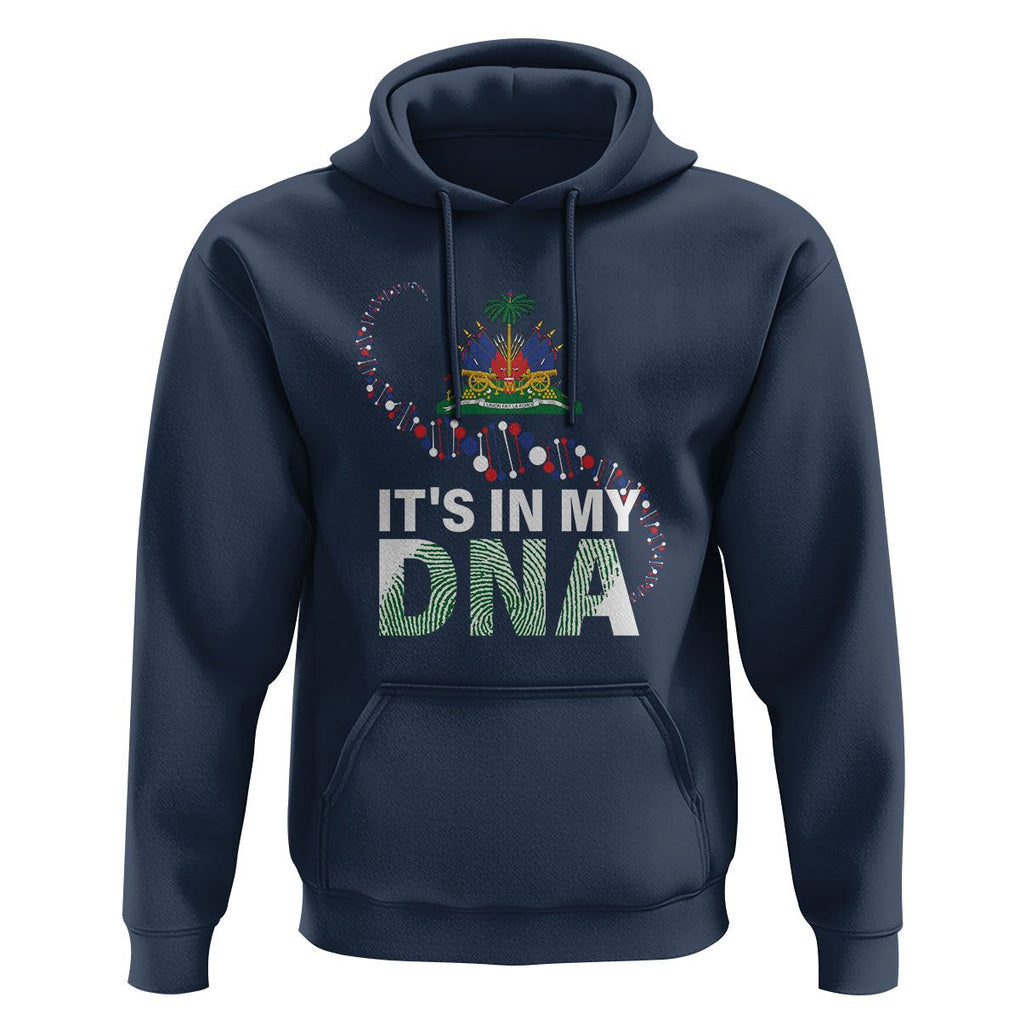 Haitian Hoodie It's In My DNA Haiti Patriotic TS09 Navy Printyourwear