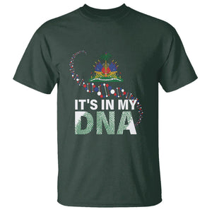 Haitian T Shirt It's In My DNA Haiti Patriotic TS09 Dark Forest Green Printyourwear