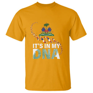 Haitian T Shirt It's In My DNA Haiti Patriotic TS09 Gold Printyourwear