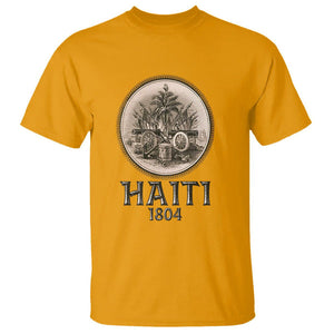 Haitian T Shirt Revolution 1804 Haiti Flag Vintage TS09 Gold Printyourwear