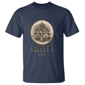 Haitian T Shirt Revolution 1804 Haiti Flag Vintage TS09 Navy Printyourwear