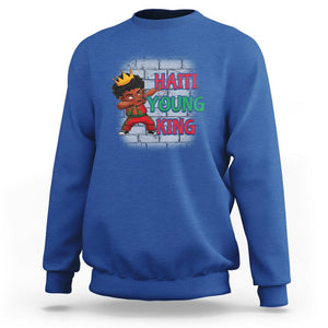 Haiti Young King Haitian Black Boys Kids Sweatshirt TS09 Royal Blue Printyourwear