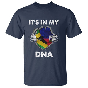 Haitian Jamaican T Shirt It's In My DNA TS09 Navy Printyourwear