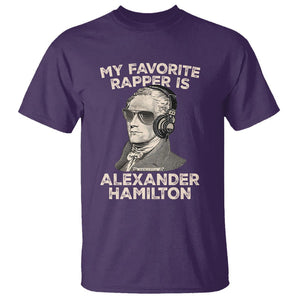 Funny My Favorite Rapper is Alexander Hamilton T Shirt TS09 Purple Print Your Wear