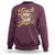 Teacher Sweatshirt Teach Love Inspire Back To School TS09 Maroon Print Your Wear