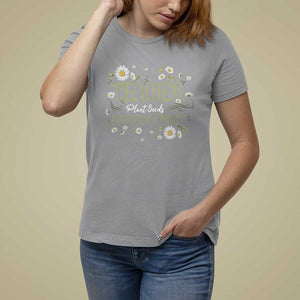 Teacher T Shirt For Women Plant Seeds That Grow Forever TS09 Sport Gray Print Your Wear