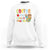 Teacher Coffee Lover Sweatshirt Coffee Gives Me Teacher Powers TS09 White Print Your Wear