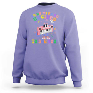 Music Teacher Sweatshirt Do Re Mi Fa So Excited To See You TS09 Violet Print Your Wear