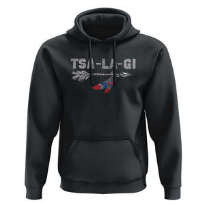 Native American Cherokee Tsalagi Hoodie TS09 Black Print Your Wear