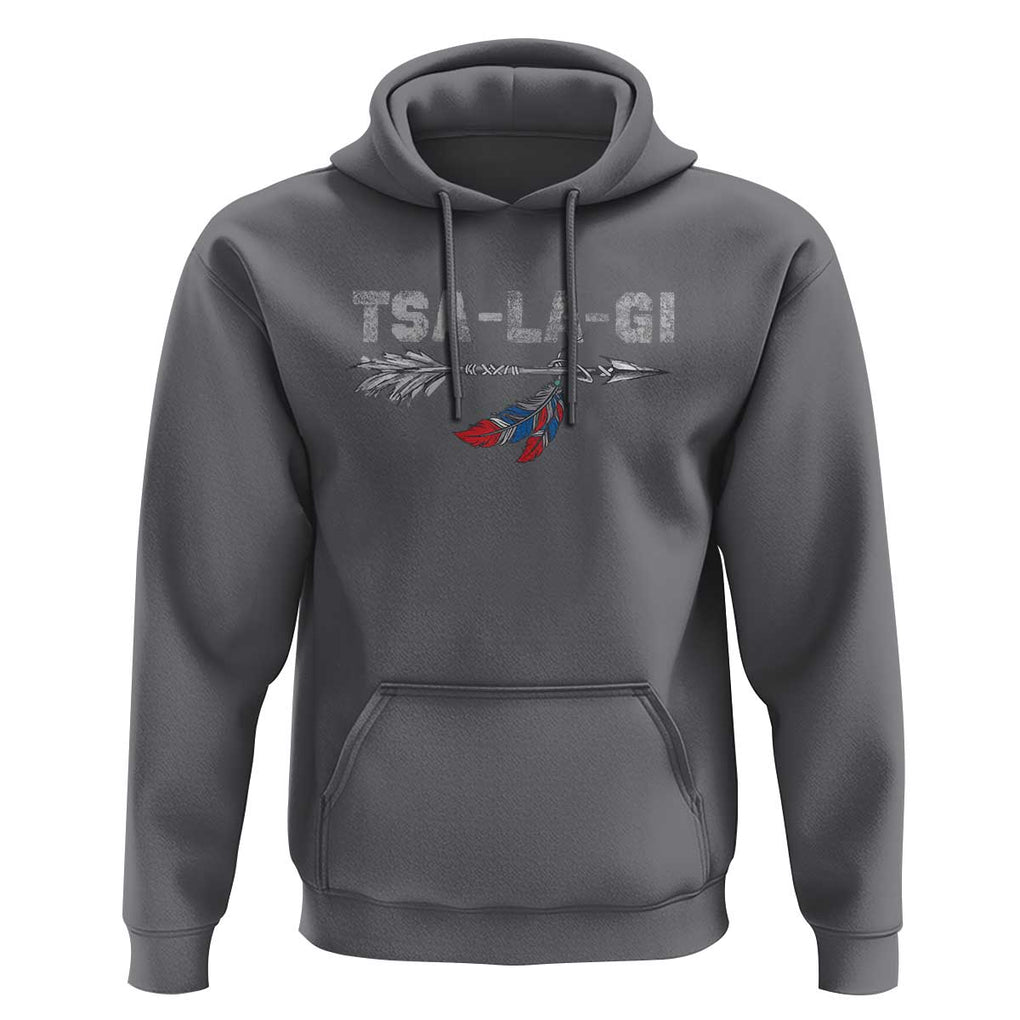 Native American Cherokee Tsalagi Hoodie TS09 Charcoal Print Your Wear
