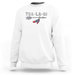 Native American Cherokee Tsalagi Sweatshirt TS09 White Print Your Wear