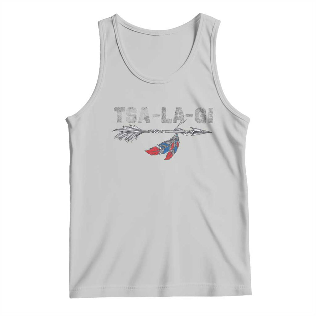 Native American Cherokee Tsalagi Tank Top TS09 Ash Print Your Wear