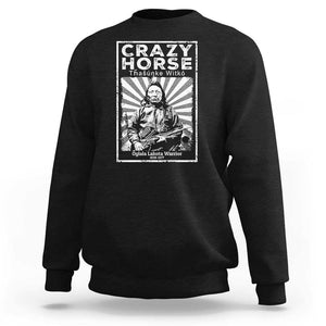 American Indian Crazy Horse Lakota Sweatshirt TS09 Black Print Your Wear