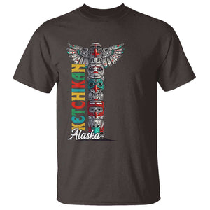 Native American Alaska T Shirt Ketchikan Totem Pole TS09 Dark Chocolate Print Your Wear