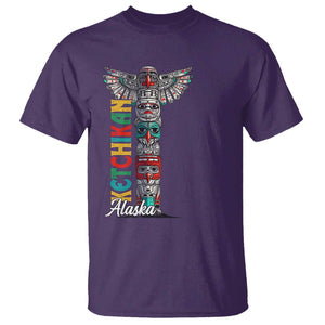 Native American Alaska T Shirt Ketchikan Totem Pole TS09 Purple Print Your Wear