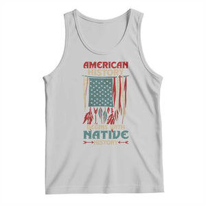 Make America Native Again America Flag Tank Top TS09 Ash Print Your Wear