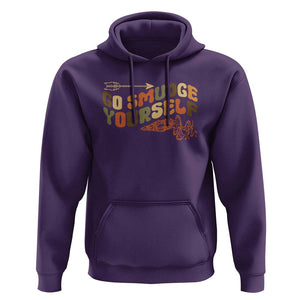 Native American Hoodie Go Smudge Yourself Retro TS09 Purple Print Your Wear