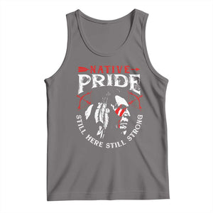 Native Pride Tank Top Still Here Still Strong American Indian TS09 Deep Heather Print Your Wear