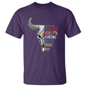 Native Pride T Shirt Still Here Still Strong American Indian TS09 Purple Print Your Wear