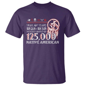 Trail Of Tears T Shirt The Deadly Journey 1828 1838 TS09 Purple Print Your Wear