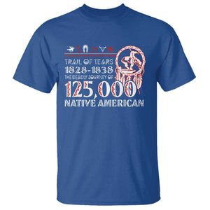 Trail Of Tears T Shirt The Deadly Journey 1828 1838 TS09 Royal Blue Print Your Wear