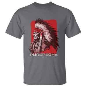 Mexican Indian Purepecha T Shirt Mexico Indigenous Proud Chief Vintage TS09 Charcoal Print Your Wear