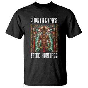 Puerto Rico Taino Heritage T Shirt - Indigenous Warrior TS09 Black Print Your Wear