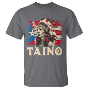 Puerto Rican Taino T Shirt Indigenous Woman Warrior TS09 Charcoal Print Your Wear