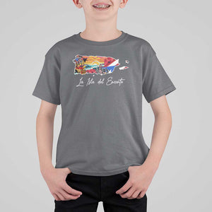 Puerto Rican T Shirt For Kid La Isla Del Encanto Puerto Rico TS09 Charcoal Print Your Wear