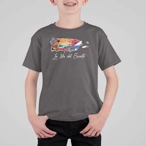 Puerto Rican T Shirt For Kid La Isla Del Encanto Puerto Rico TS09 Dark Chocolate Print Your Wear