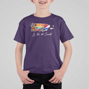 Puerto Rican T Shirt For Kid La Isla Del Encanto Puerto Rico TS09 Purple Print Your Wear