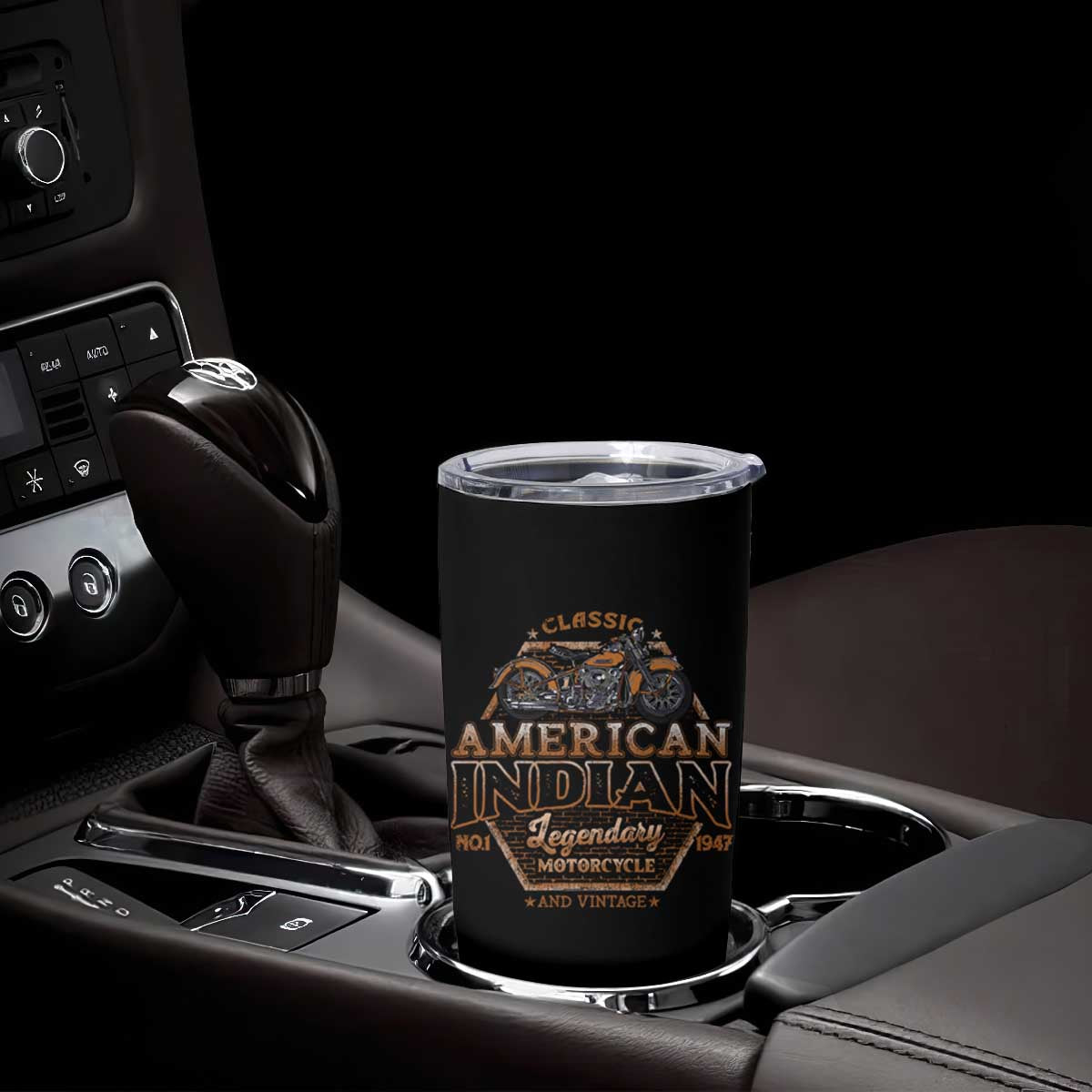American Indian Legendary Retro Biker Motorcycle Rider Tumbler Cup TS09 Print Your Wear