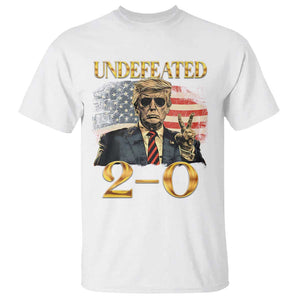 Trump Failed Assassination T Shirt Undefeated 2-0 Trump Wins TS09 White Print Your Wear