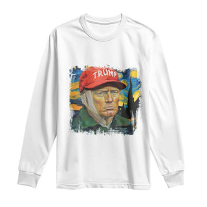 Funny Trump Long Sleeve Shirt Every Era Has Its Own Van Gogh Starry Night TS09 White Print Your Wear