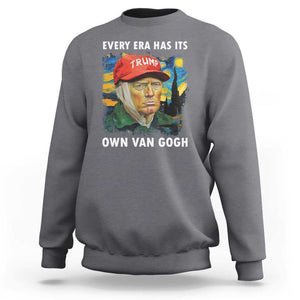 Funny Trump Sweatshirt Every Era Has Its Own Van Gogh Starry Night TS09 Charcoal Print Your Wear