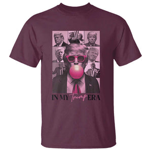 Trump Eras T Shirt Trump Pink Era 2024 Tour TS09 Maroon Print Your Wear