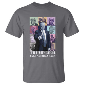 Trump Eras T Shirt Take America Back President 2024 TS09 Charcoal Print Your Wear