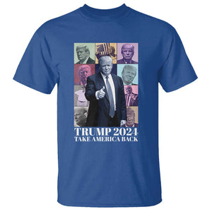 Trump Eras T Shirt Take America Back President 2024 TS09 Royal Blue Print Your Wear