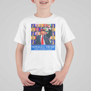 Trump Eras 2024 T Shirt For Kid Take America Back President 45 47 TS09 White Print Your Wear