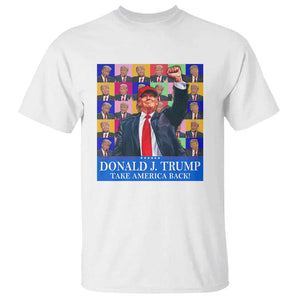 Trump Eras 2024 T Shirt Take America Back President 45 47 TS09 White Print Your Wear