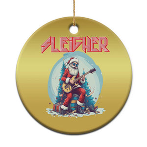 Xmas Heavy Metal Christmas Ornament Sleigher Hail Santa Playing Guitar TS09 Print Your Wear