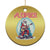 Xmas Heavy Metal Christmas Ornament Sleigher Hail Santa Playing Guitar TS09 Print Your Wear