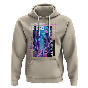 Japanese Cyberpunk Hoodie Tokyo Street Of Japan Night Futurist Aesthetic TS09 Sand Printyourwear