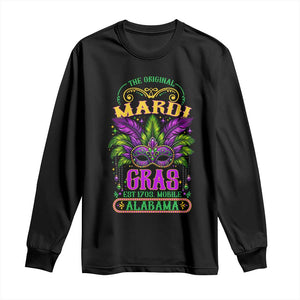 The Original Mardi Gras Mobile Alabama 1703 Long Sleeve Shirt TS09 Black Print Your Wear