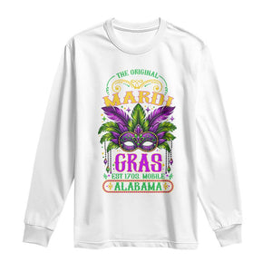 The Original Mardi Gras Mobile Alabama 1703 Long Sleeve Shirt TS09 White Print Your Wear