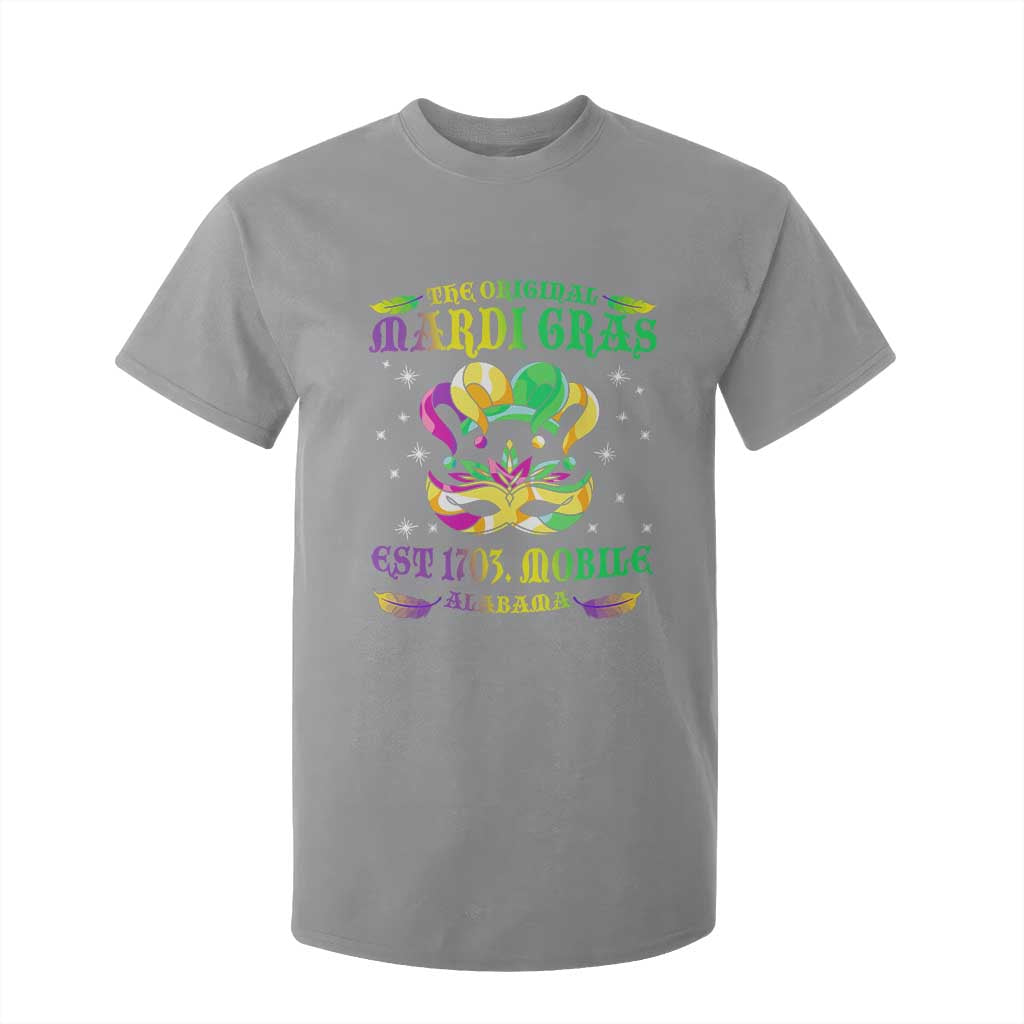 The Original Mardi Gras T Shirt For Kid Mobile Alabama 1703 TS09 Sport Gray Print Your Wear