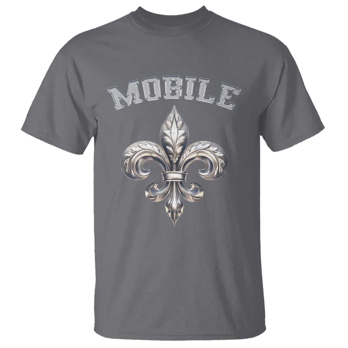 Mardi Gras Mobile Alabama T Shirt TS09 Charcoal Print Your Wear
