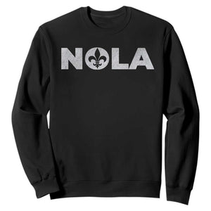 NOLA New Orleans Louisiana Sweatshirt TS09 Black Print Your Wear